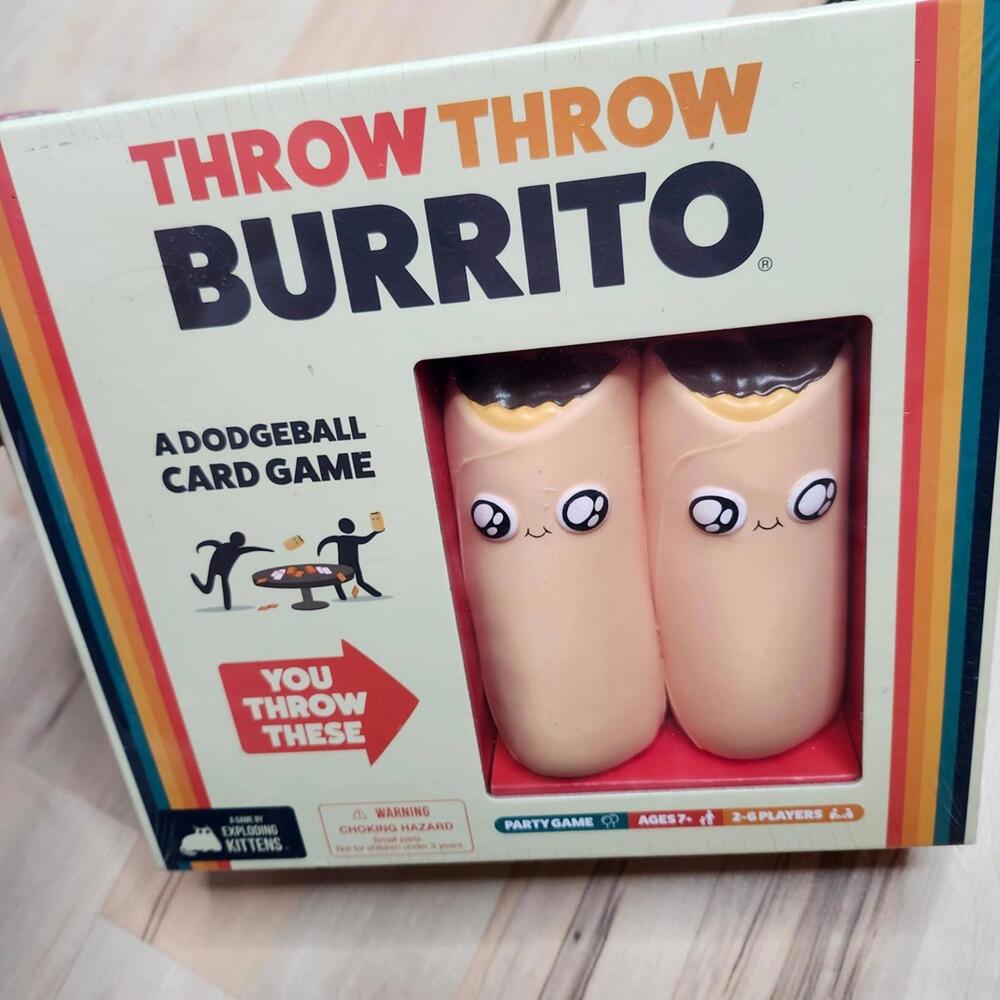 Throw Throw Burrito by Exploding‎ Kittens Dodgeball Card Game New